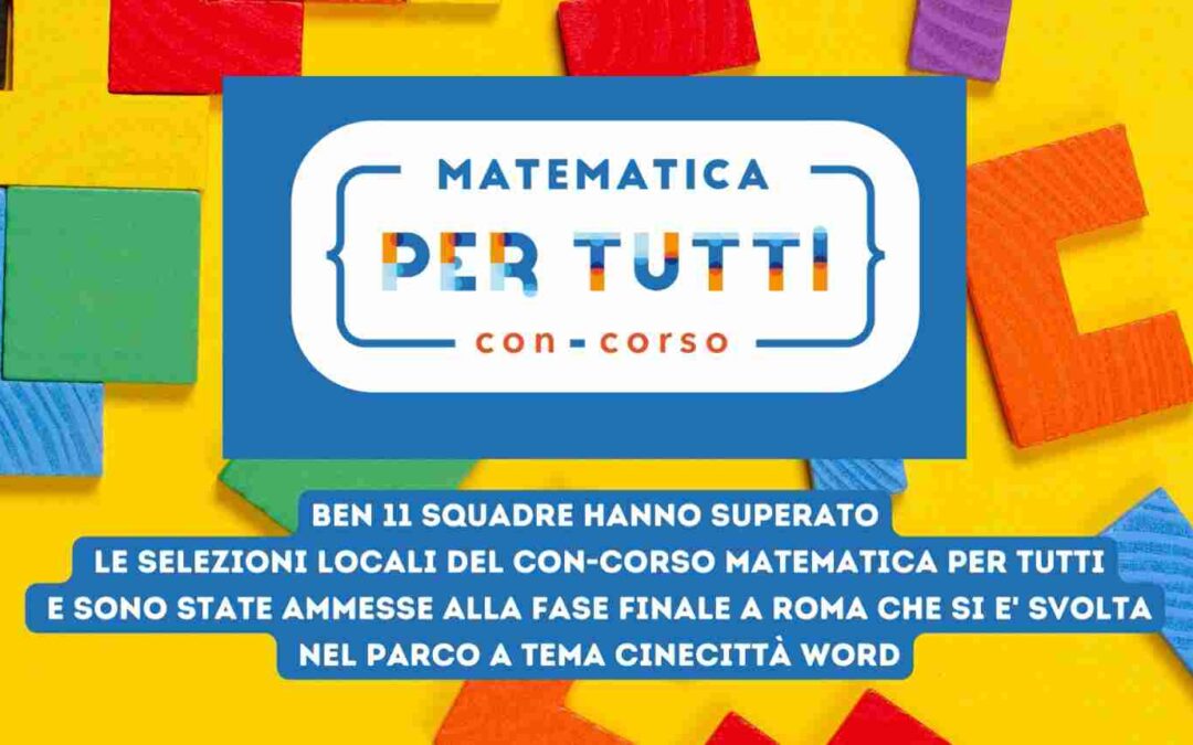 Finali Concorso Matematica Per Tutti 2023 – Cinecittà, Roma