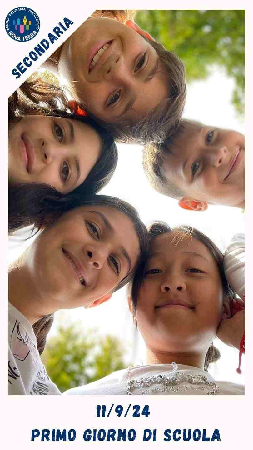Primo giorno di scuola delle I medie